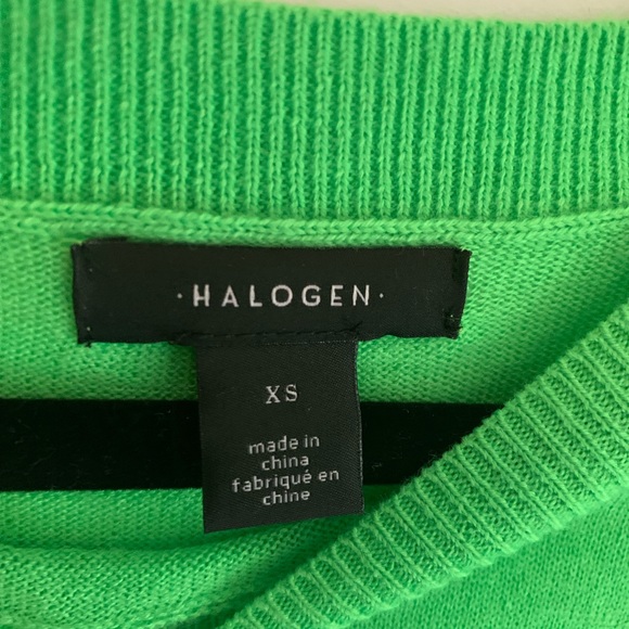 2 for $30 - 👽 Neon Green Sweater by Halogen 💚 BIN 1 - Picture 2 of 4